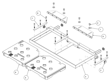 Section 03 Diagram and Parts List for MK-EZ 170565 MK Diamond Tile Saw